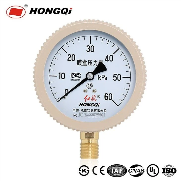 the gauge should be installed vertically